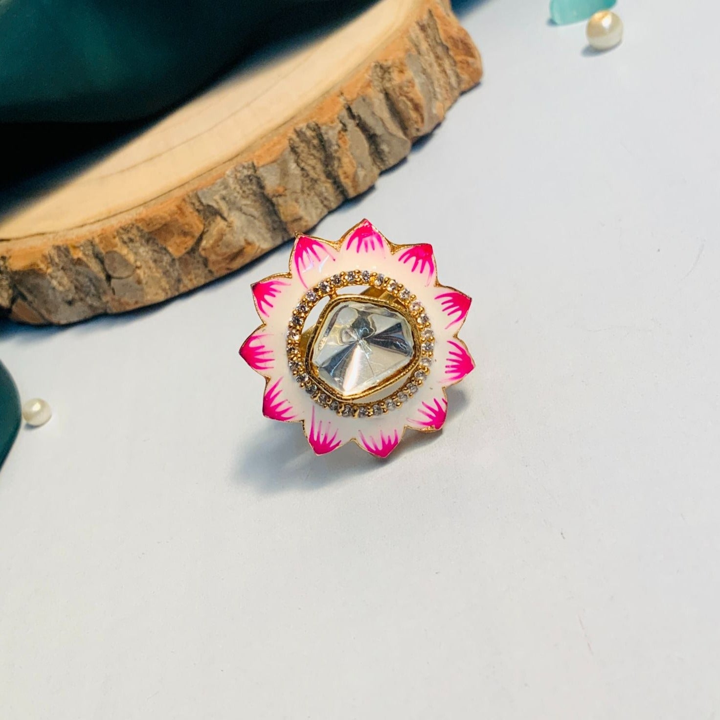 Artisanal High Quality Gold Plated Ring - Abdesignsjewellery