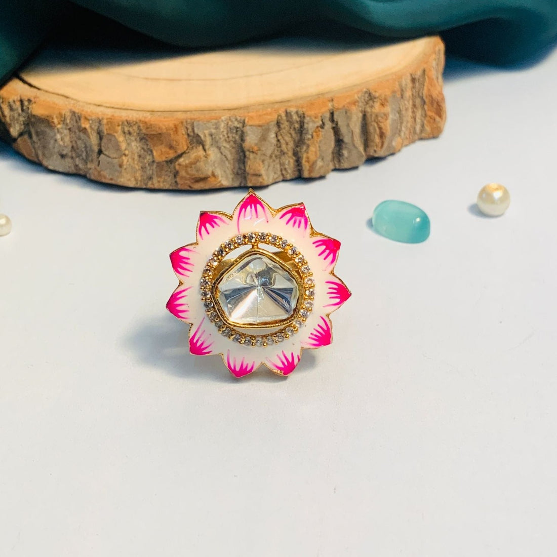 Artisanal High Quality Gold Plated Ring - Abdesignsjewellery