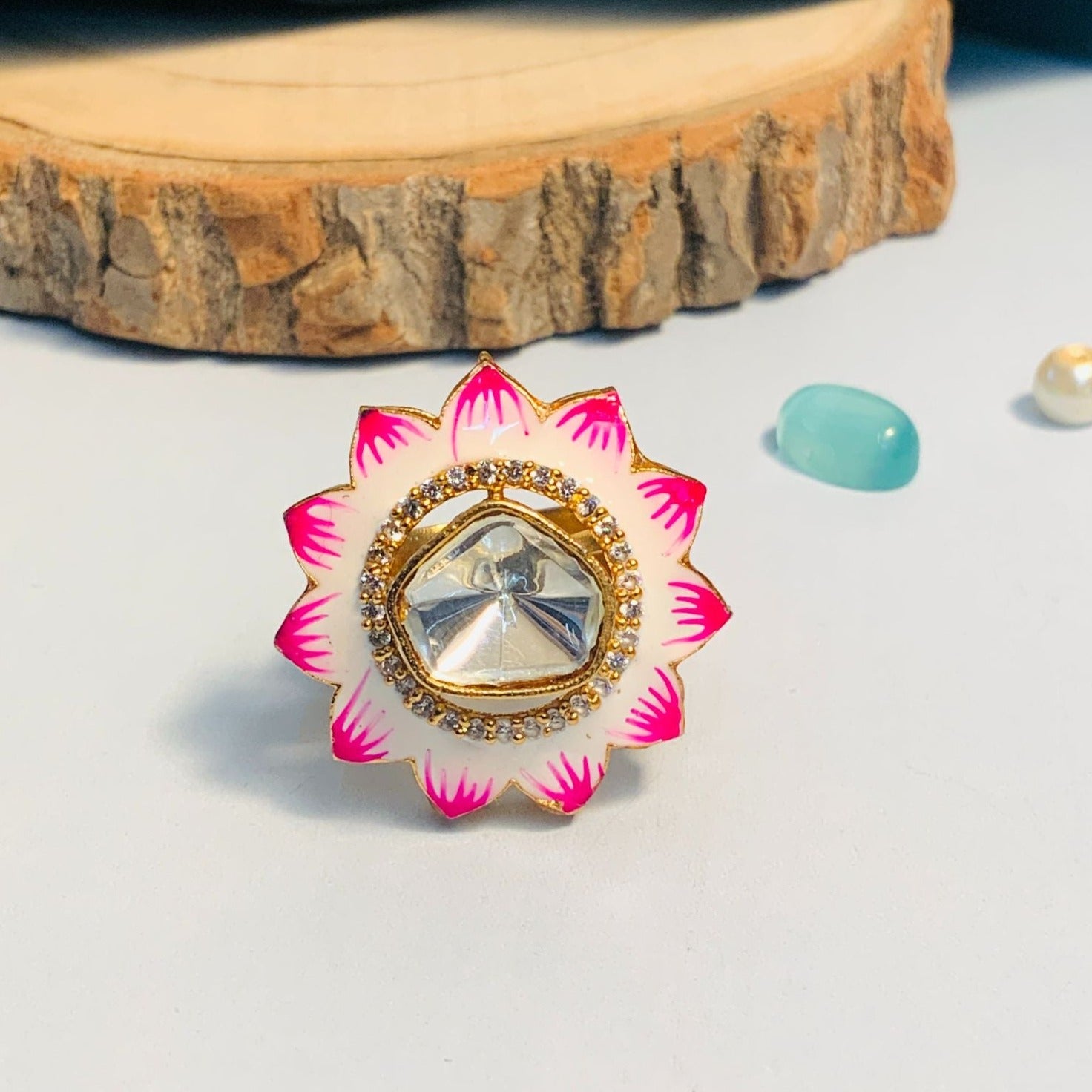 Artisanal High Quality Gold Plated Ring - Abdesignsjewellery