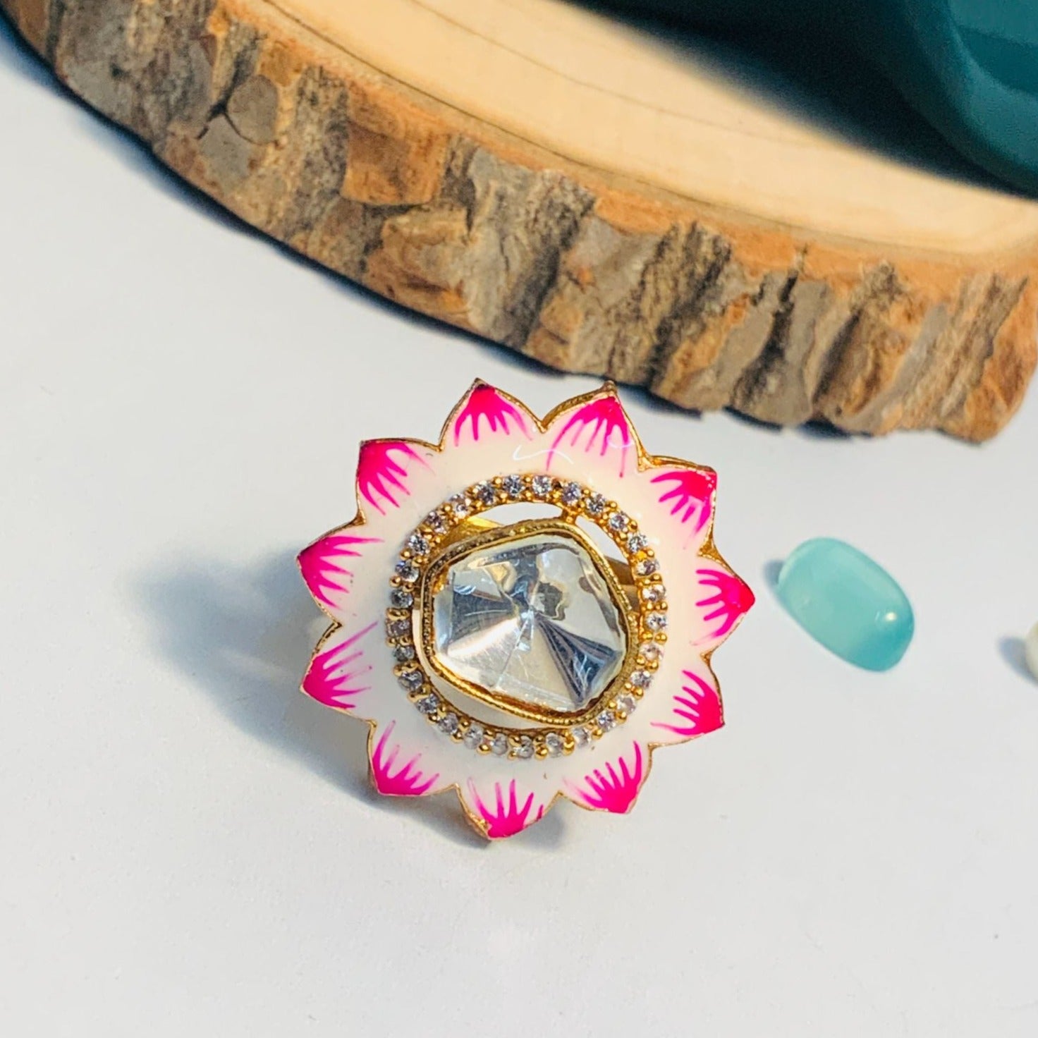 Artisanal High Quality Gold Plated Ring - Abdesignsjewellery