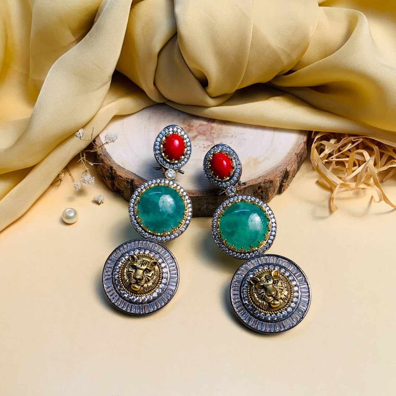 Elegant Sabyasachi Inspired Long Earrings
