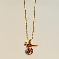 Thumbnail for Antique High Quality Gold Plated Pachi Kundan Pendant Chain - Abdesignsjewellery