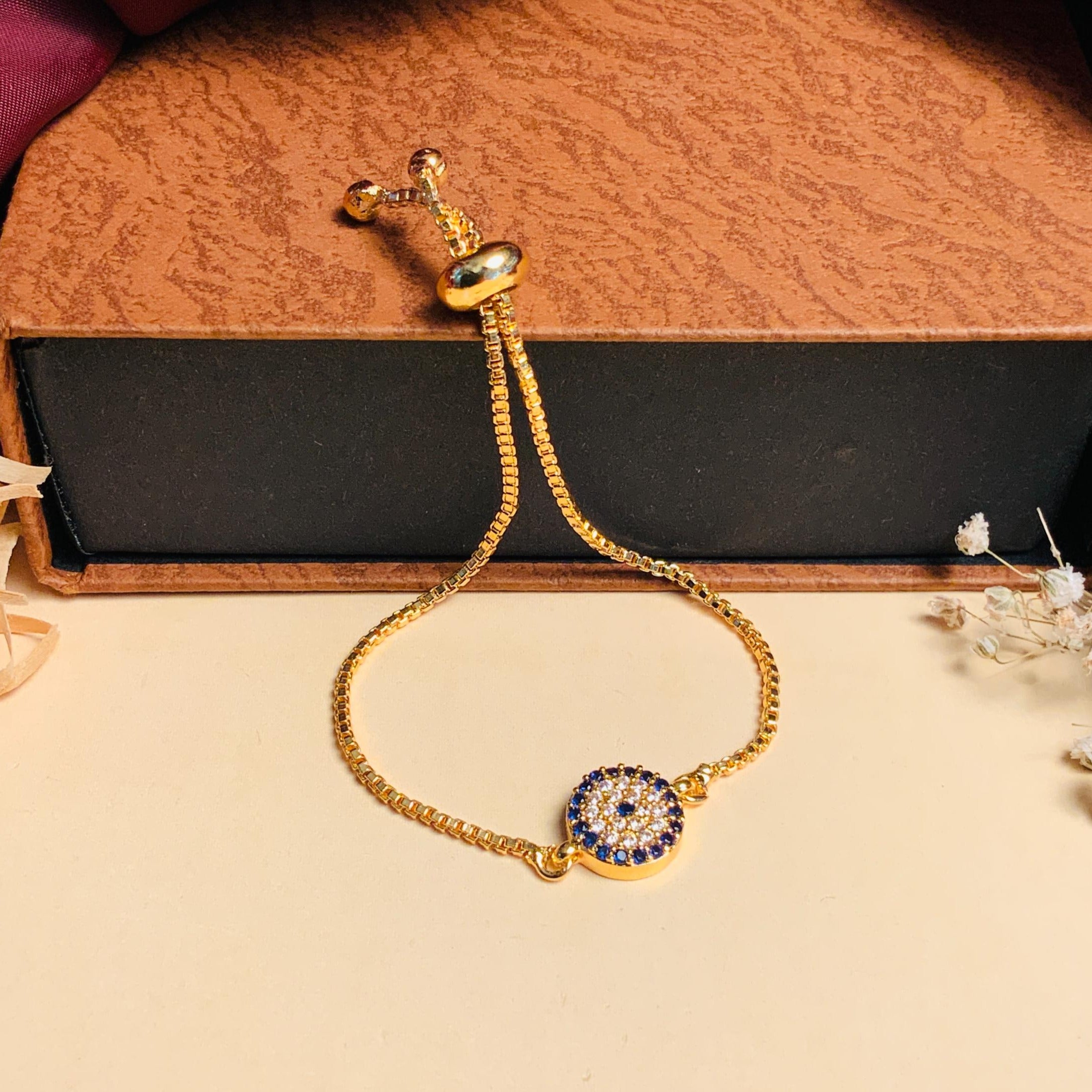 Mesmerising Cubic Zirconia Evil Eye Bracelet