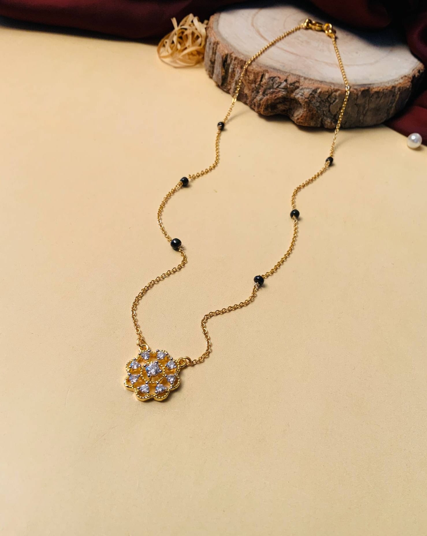 American Diamond Mangalsutra 