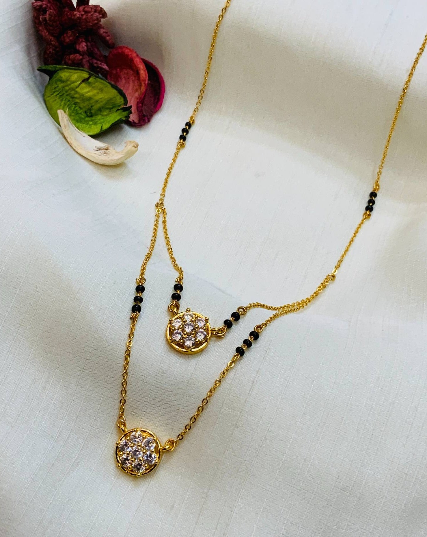 Beautiful High Quality Gold Plated Mangalsutra - Abdesignsjewellery