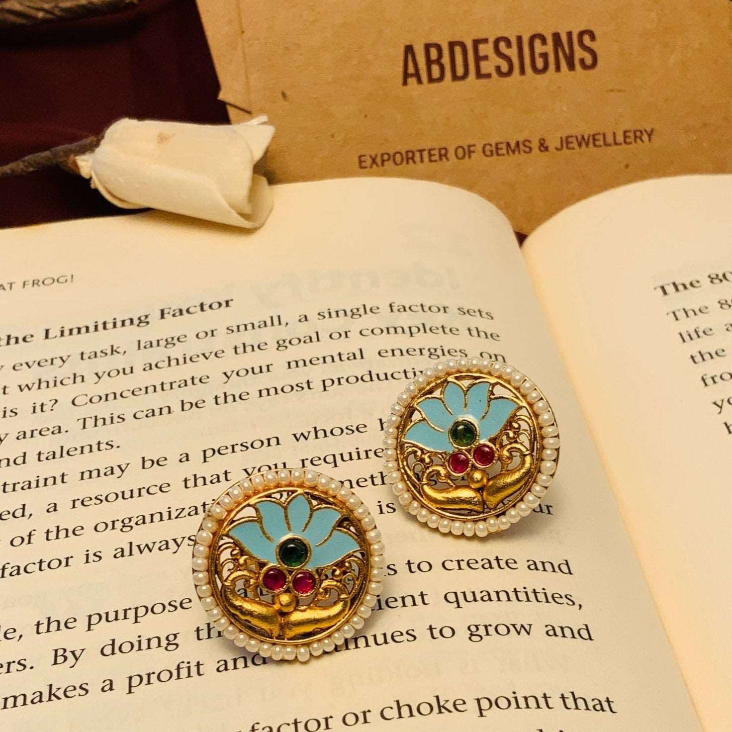 Antique Matt Gold Meenakari Choker Necklace Set - Abdesignsjewellery