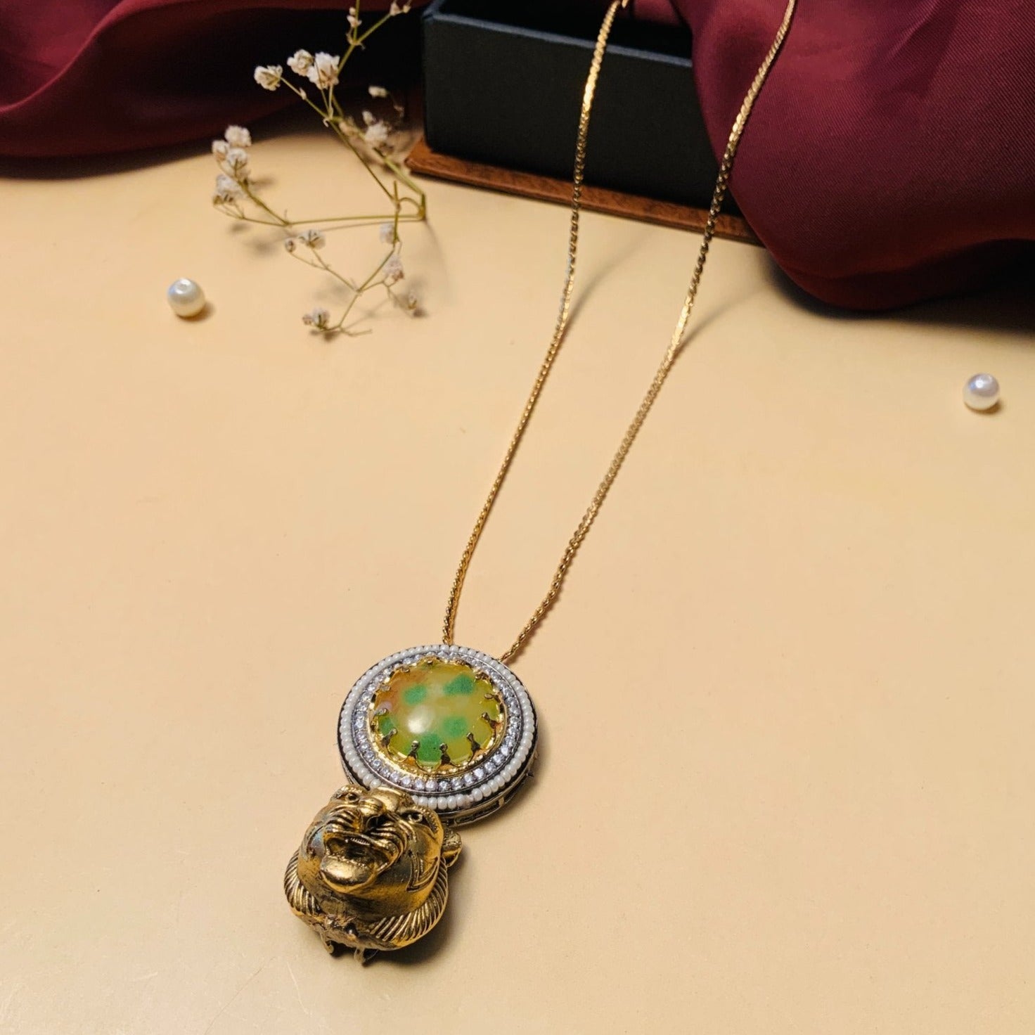 High Quality Vintage Sabyasachi Inspired Pendant Chain