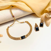 Thumbnail for Stunning Gold Plated Necklace Set