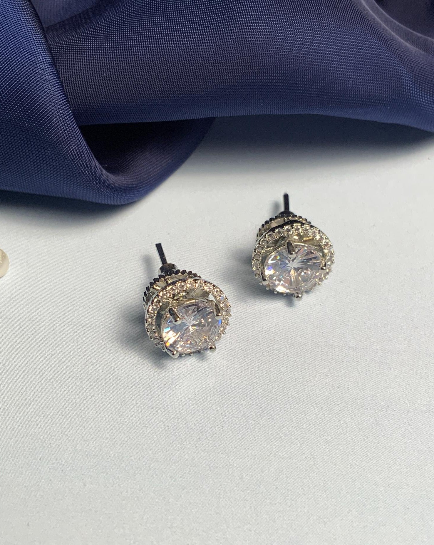 Disha Parmar Inspired Gold Plated Stud Earring