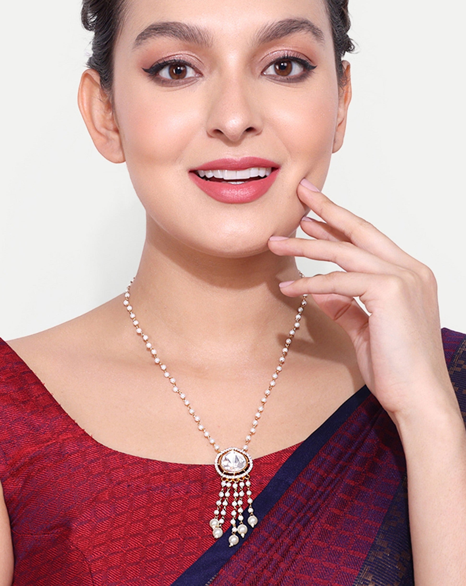 Kundan Pendant Set