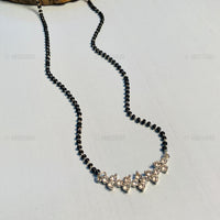 Thumbnail for Enchanting Silver Plated Floral Mangalsutra