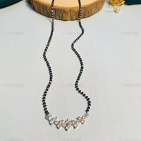 Thumbnail for Enchanting Silver Plated Floral Mangalsutra