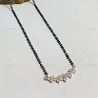 Thumbnail for Enchanting Silver Plated Floral Mangalsutra