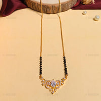 Thumbnail for Contemporary Gold Plated American Diamond Mangalsutra