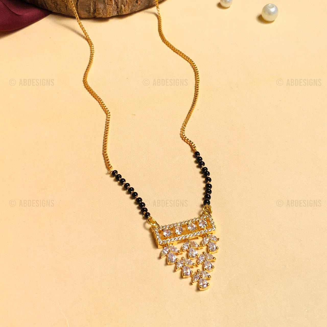 Dazzling High Quality Gold Plated Mangalsutra