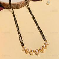 Thumbnail for Royal Gold Plated Heart Mangalsutra