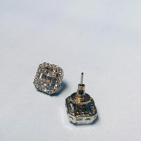 Thumbnail for Contemporary Gold Plated American Diamond Chain Earring - Abdesignsjewellery