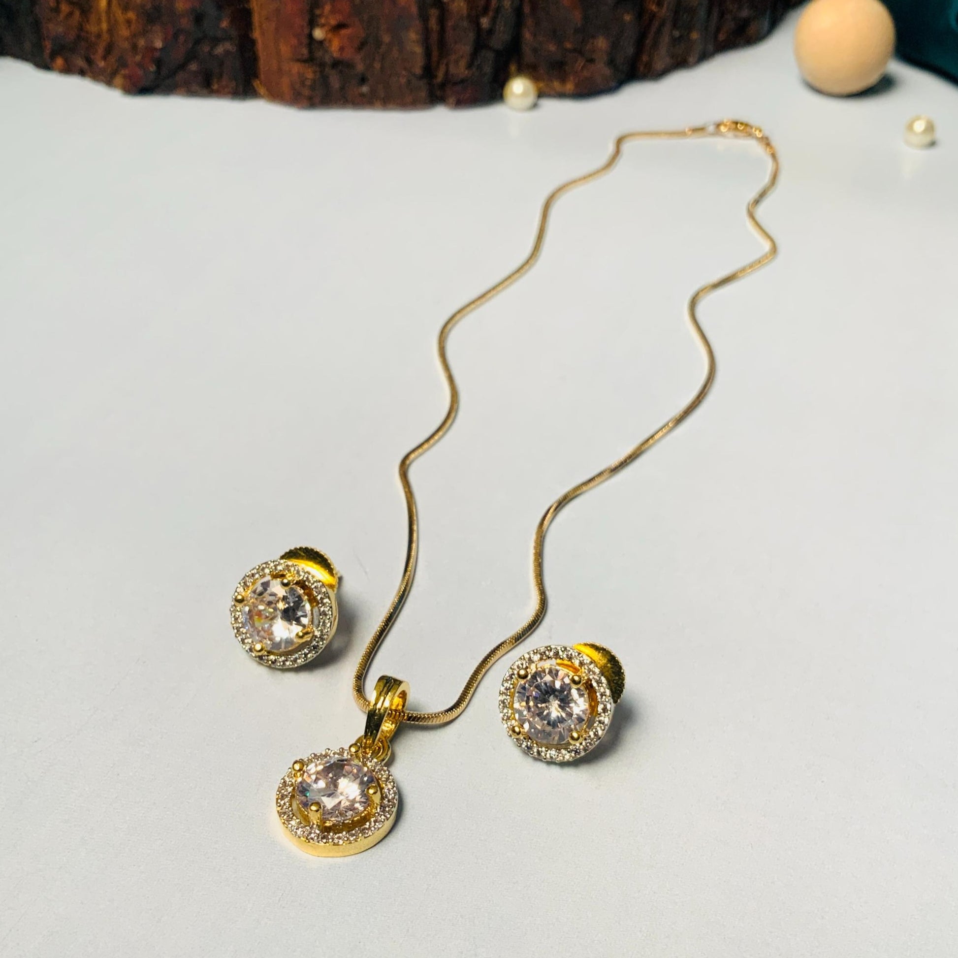 necklace with Earring 