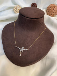 Thumbnail for Nishita Sankhala Rosegold Dailywear Flower Necklace