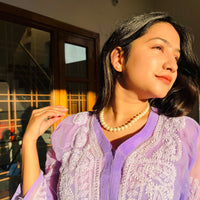 Thumbnail for Pranjali Rawat Beautiful Round Artificial Pearl Necklace