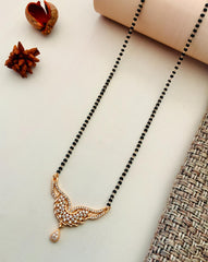 Dazzling High Quality RoseGold Plated Mangalsutra