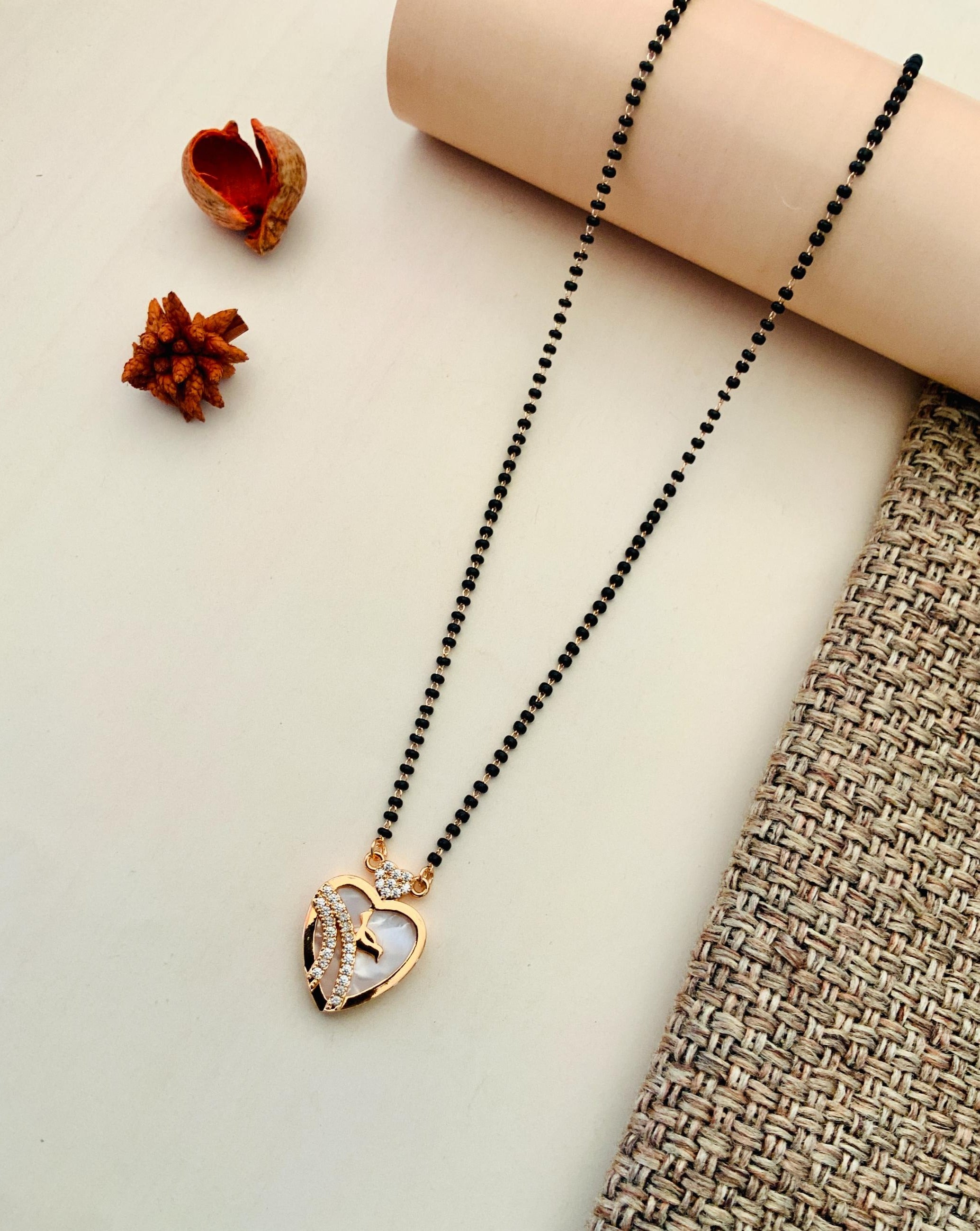 RoseGold Plated Mangalsutra 