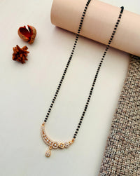 Thumbnail for Delicate High Quality Rose Gold Plated Mangalsutra - Abdesignsjewellery