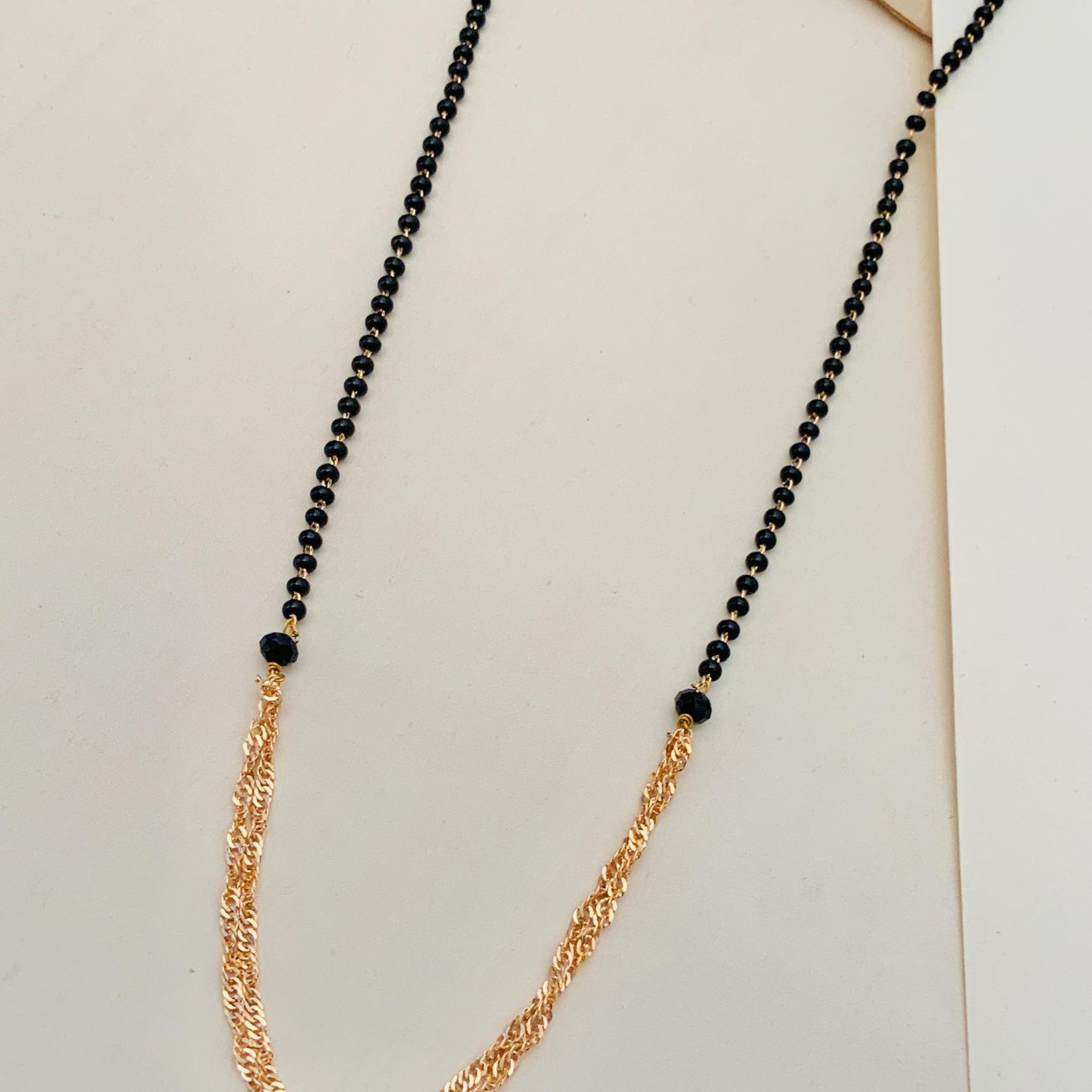 Rose Gold American Diamond Mangalsutra