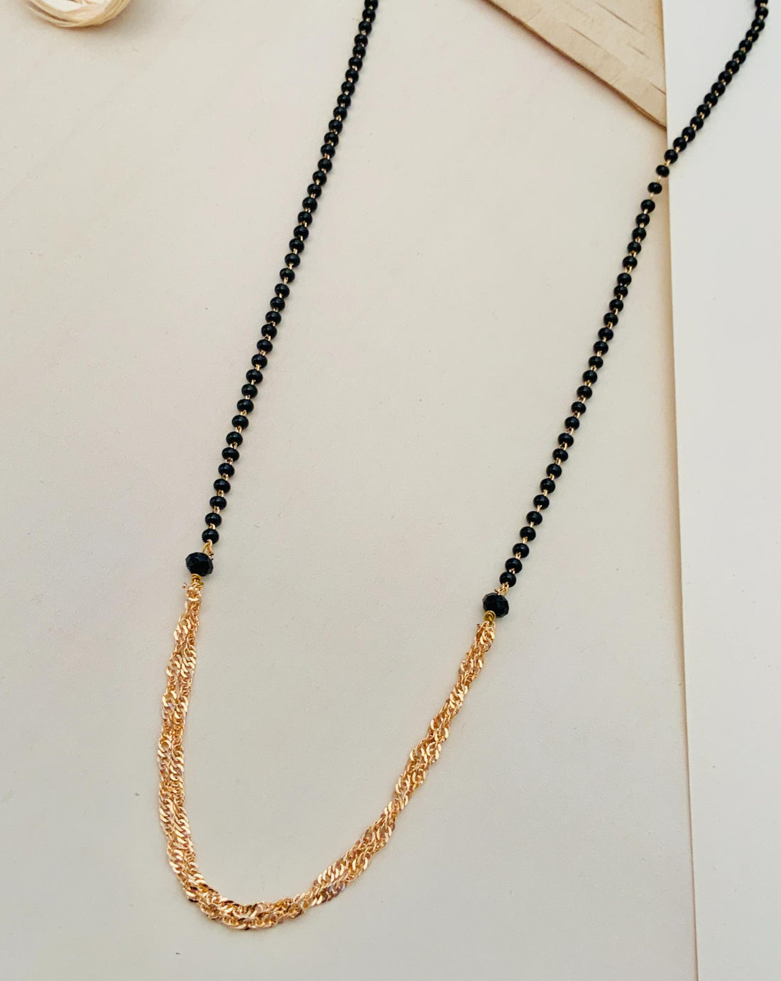 Rose Gold American Diamond Mangalsutra