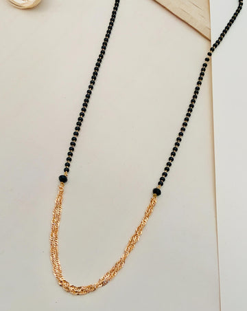 Rose Gold American Diamond Mangalsutra
