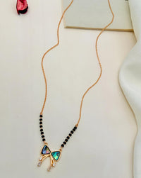 Thumbnail for RoseGold Plated American Diamond Mangalsutra