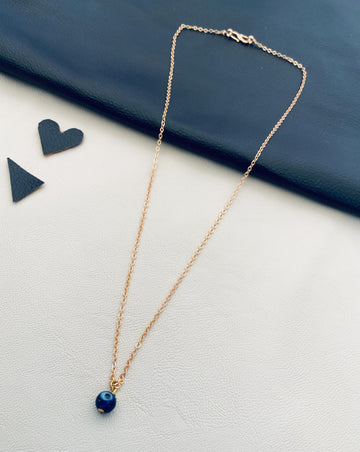 Dailywear Round EvilEye Necklace - Abdesignsjewellery