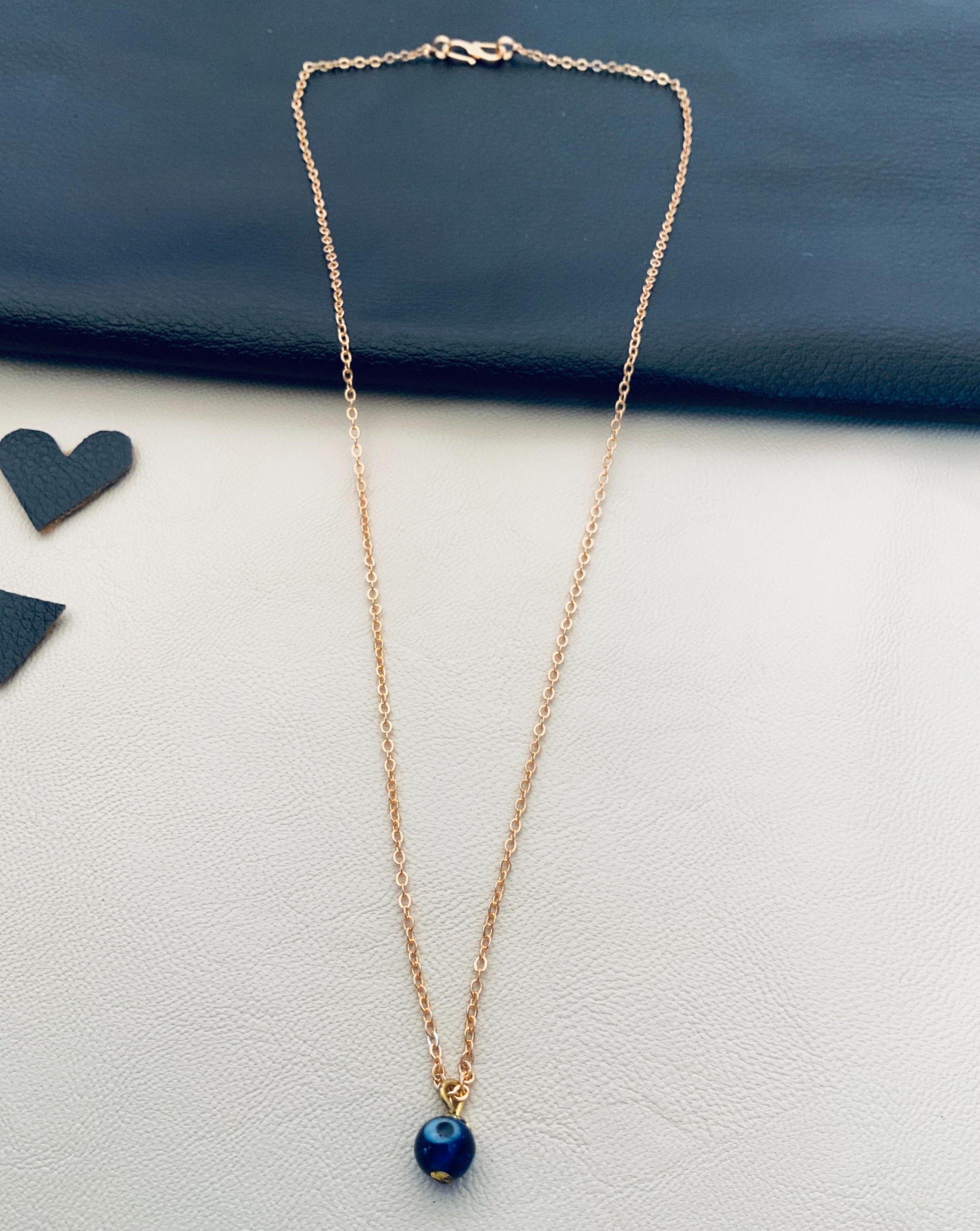 Dailywear Round EvilEye Necklace - Abdesignsjewellery