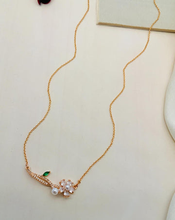 RoseGold Plated Pendant Chain
