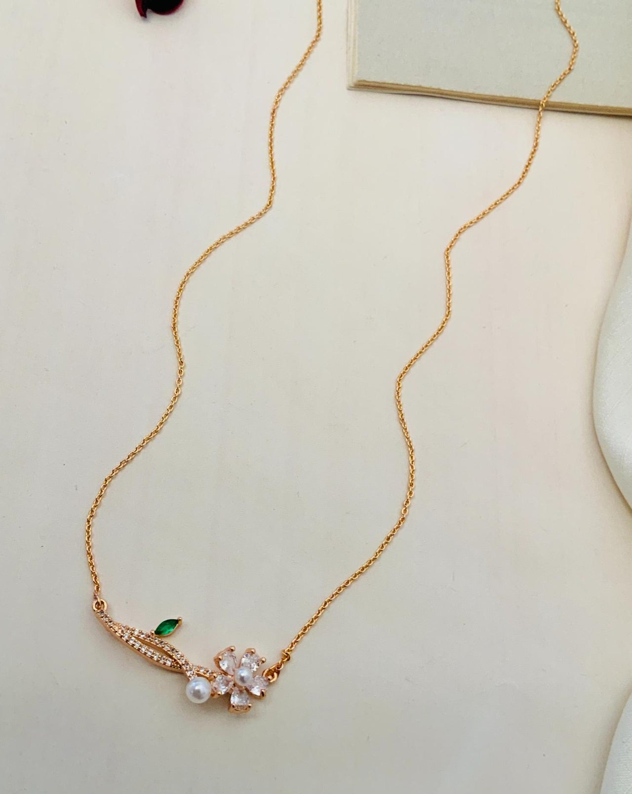 RoseGold Plated Pendant Chain