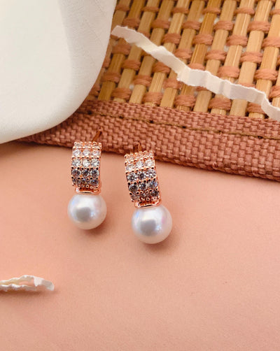 DailyWear RoseGold Plated Studs Earring