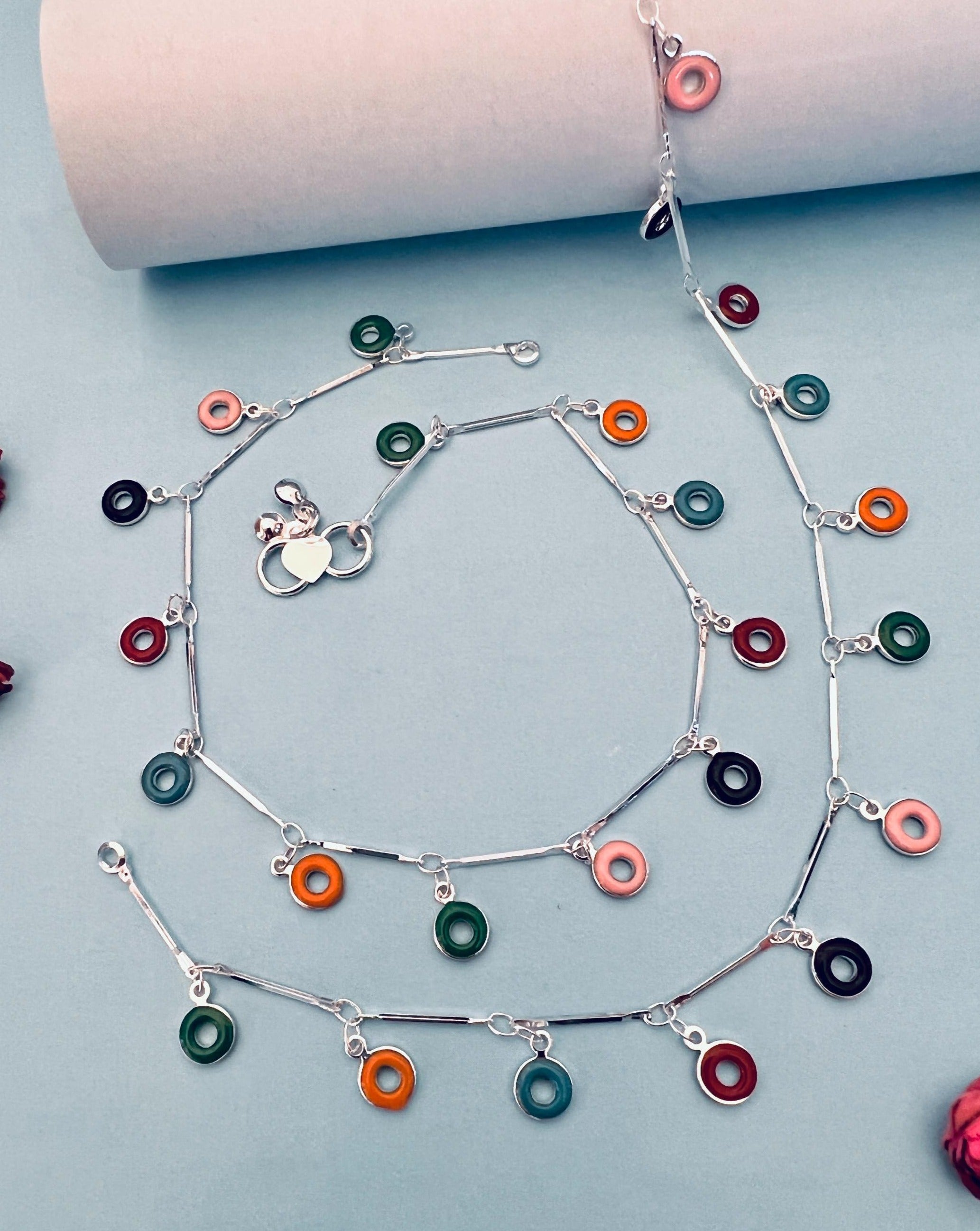 Silver Plated Anklets 