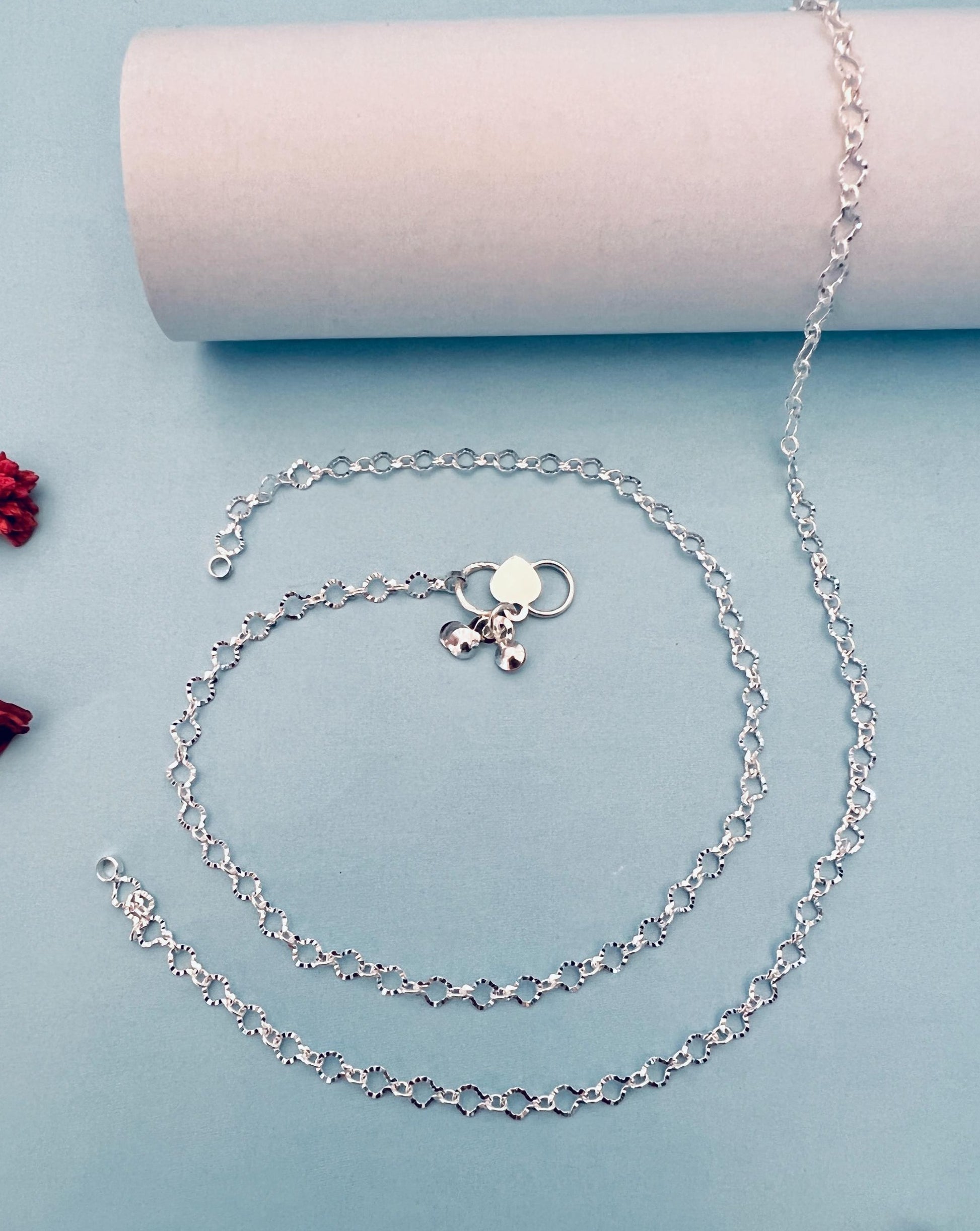 Silver Plated Anklets 