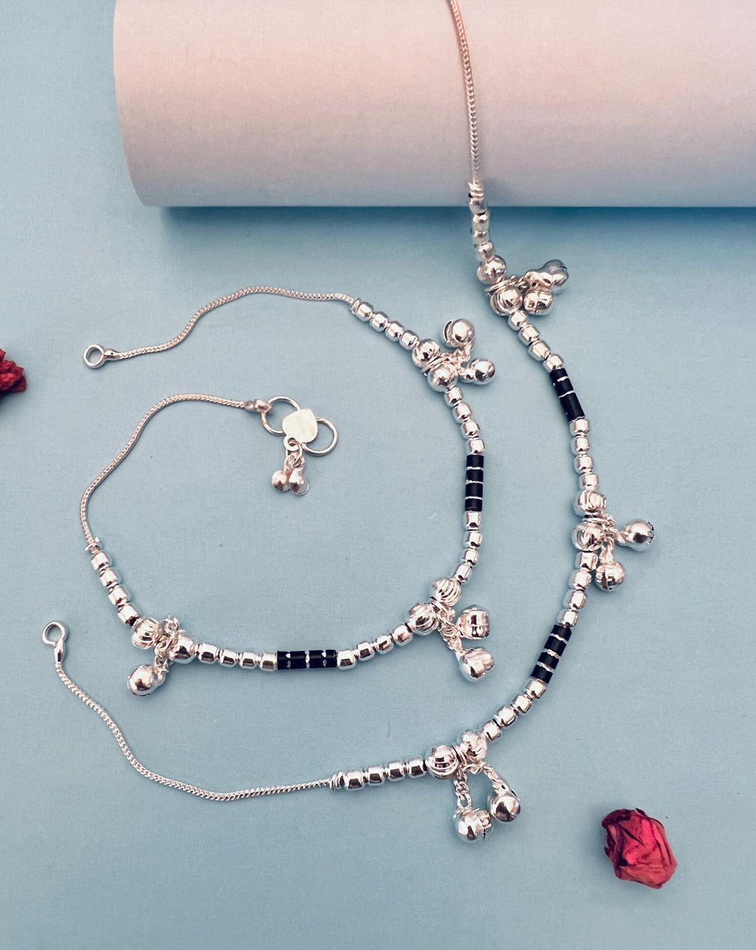 Silver Plated Anklets 