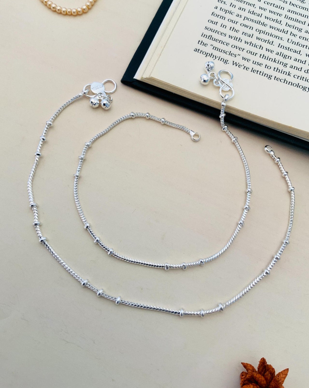 Silver Plated Anklets 