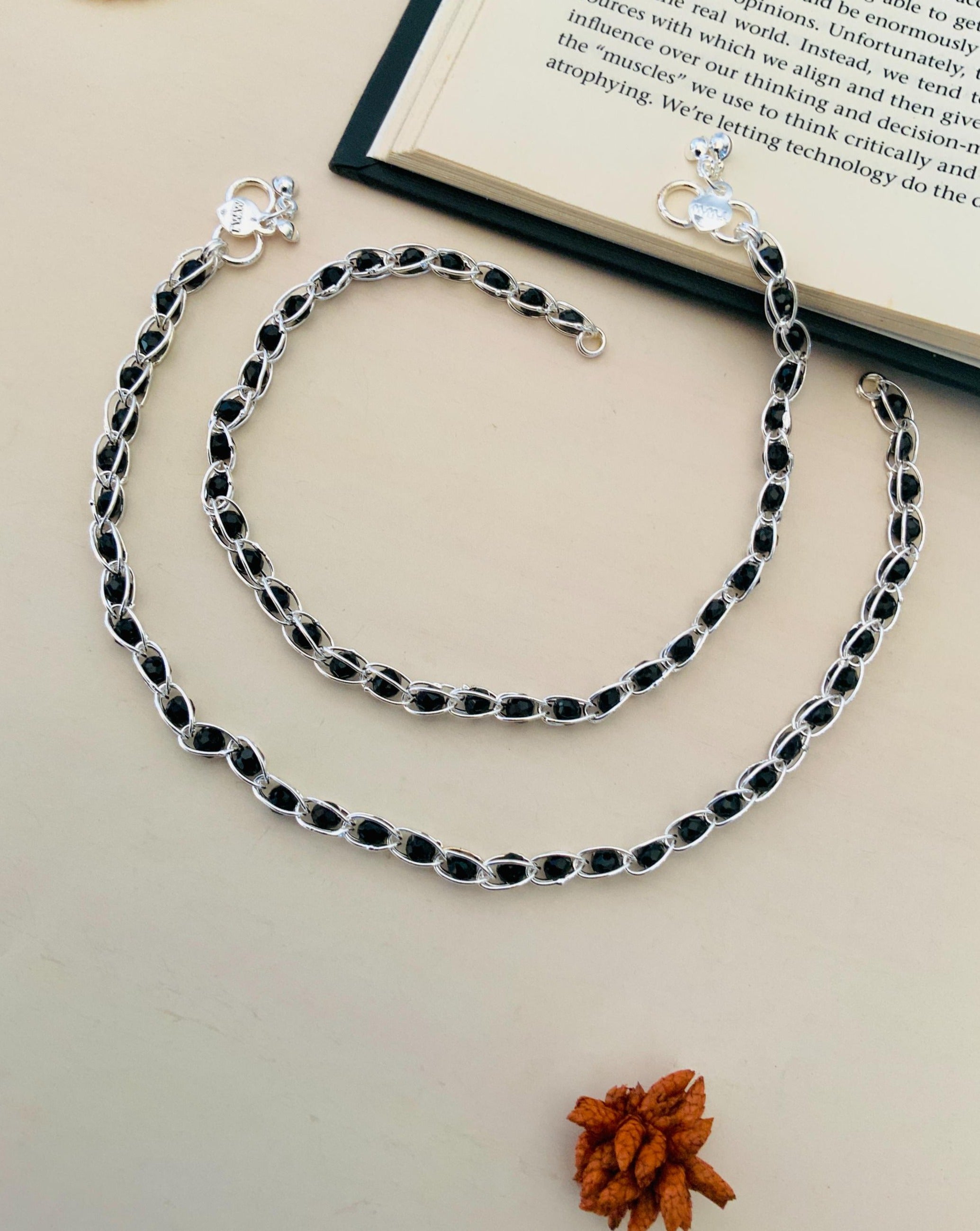 Silver Plated Anklets 