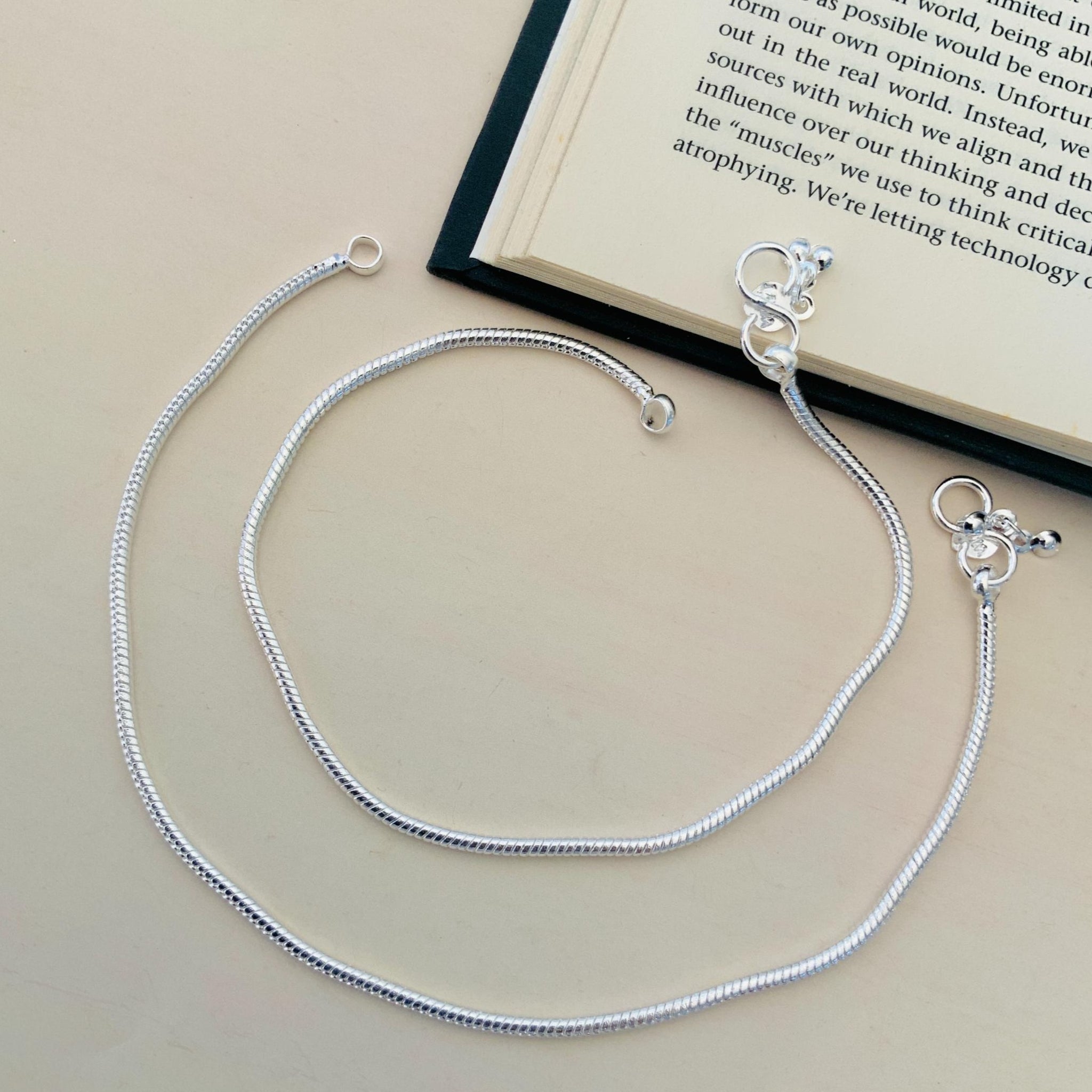 Silver Plated Anklets
