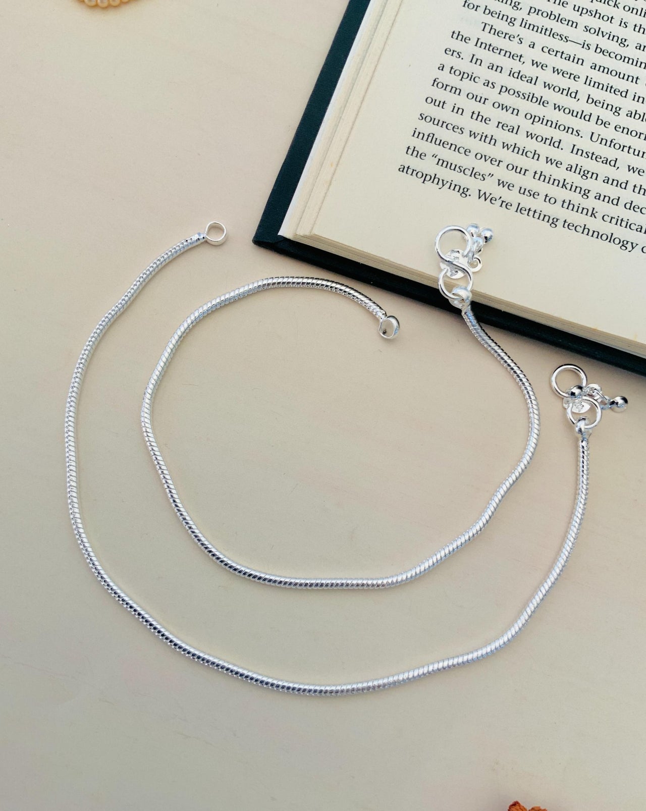 Silver Plated Anklets