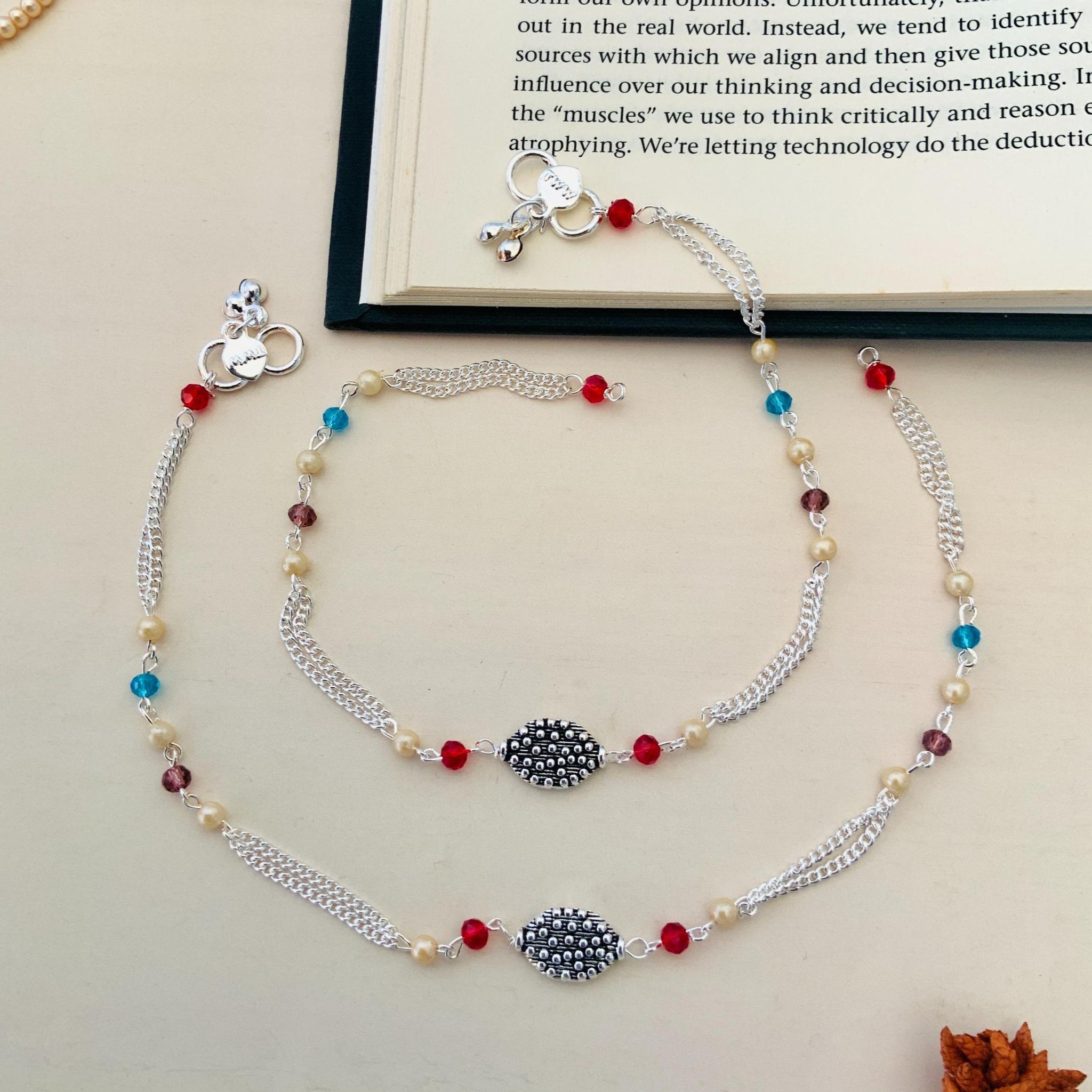 Silver Plated Anklets 