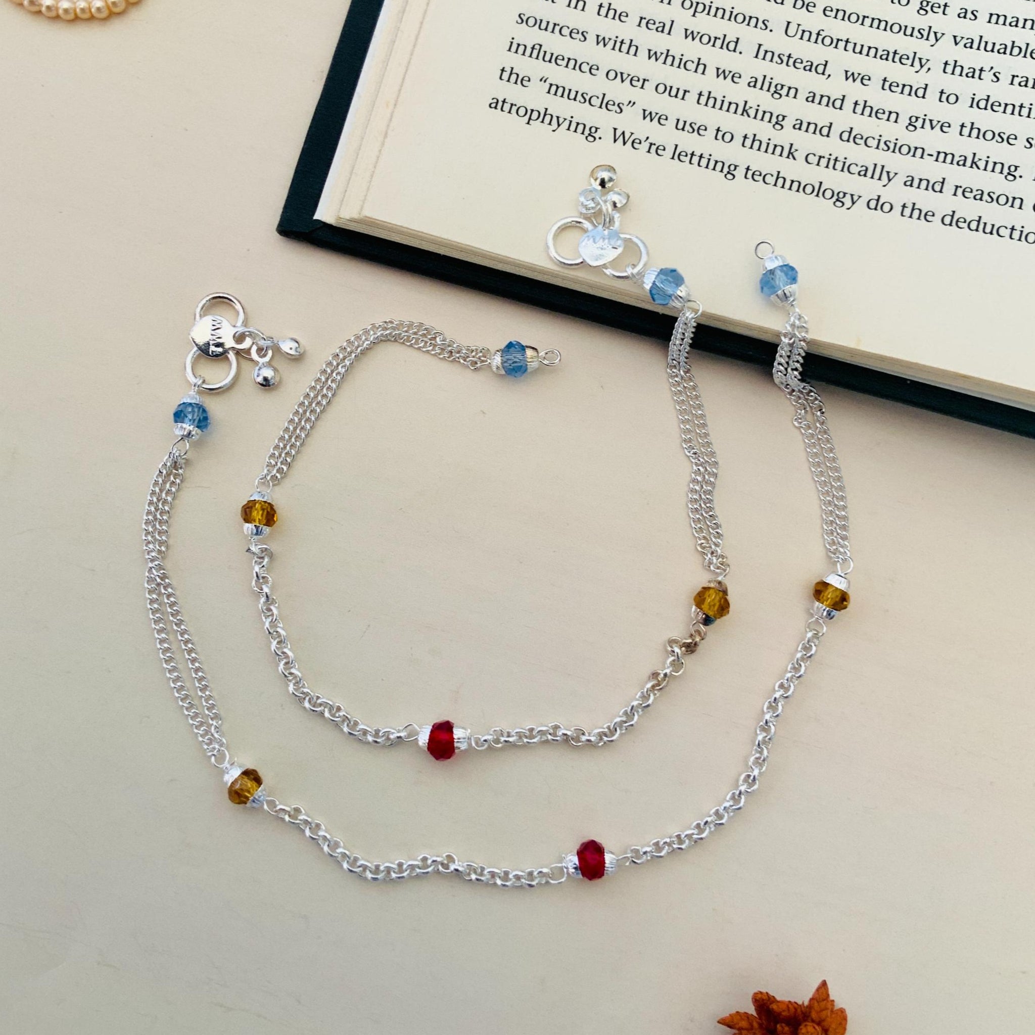 Silver Plated Anklets 