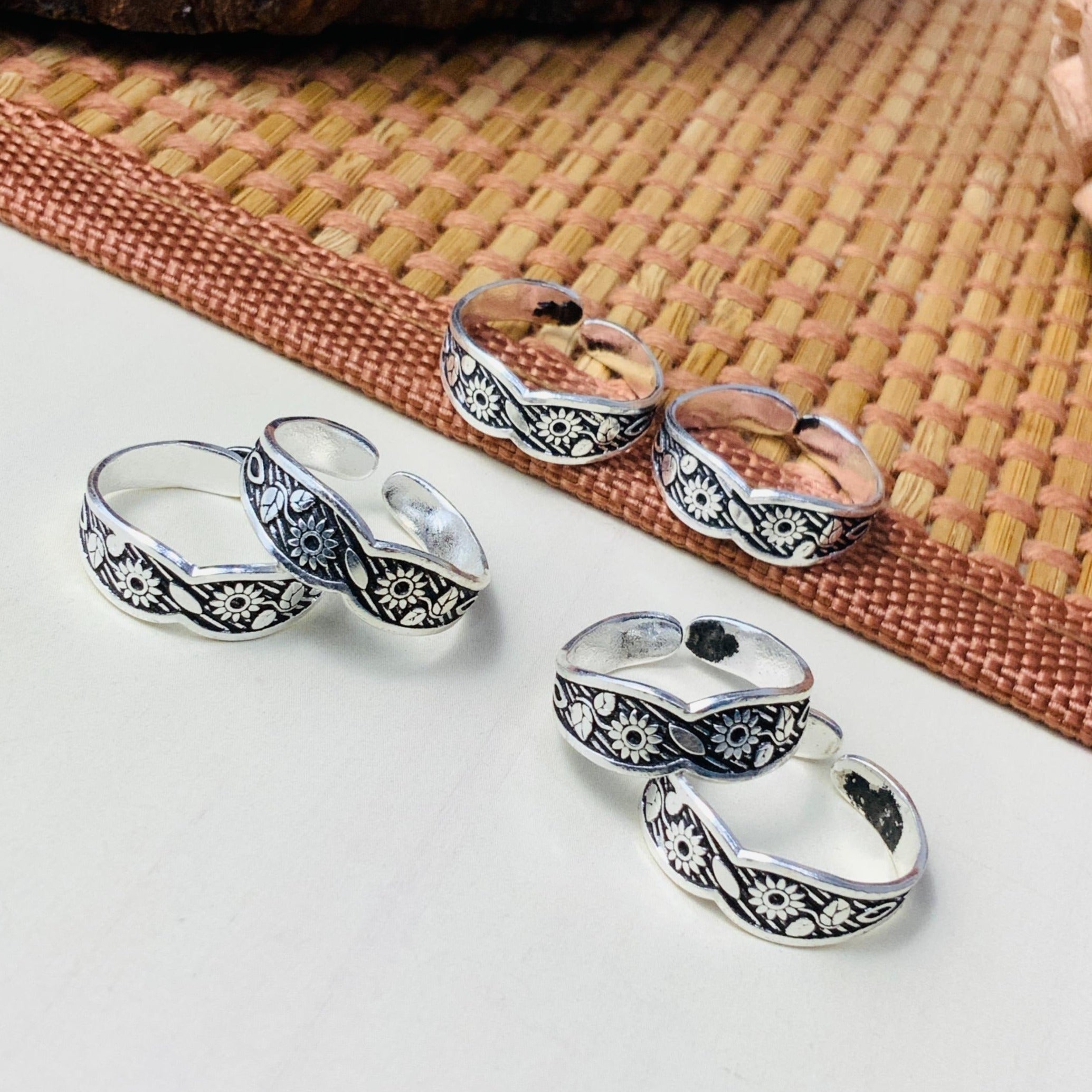 Silver ToeRing Combo 