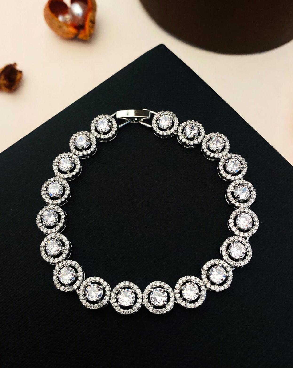 Elegant High Quality Silver Cz Bracelet - Abdesignsjewellery