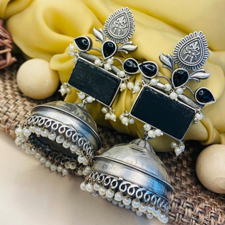 Alia Bhatt Inspired German Silver Plated Earring