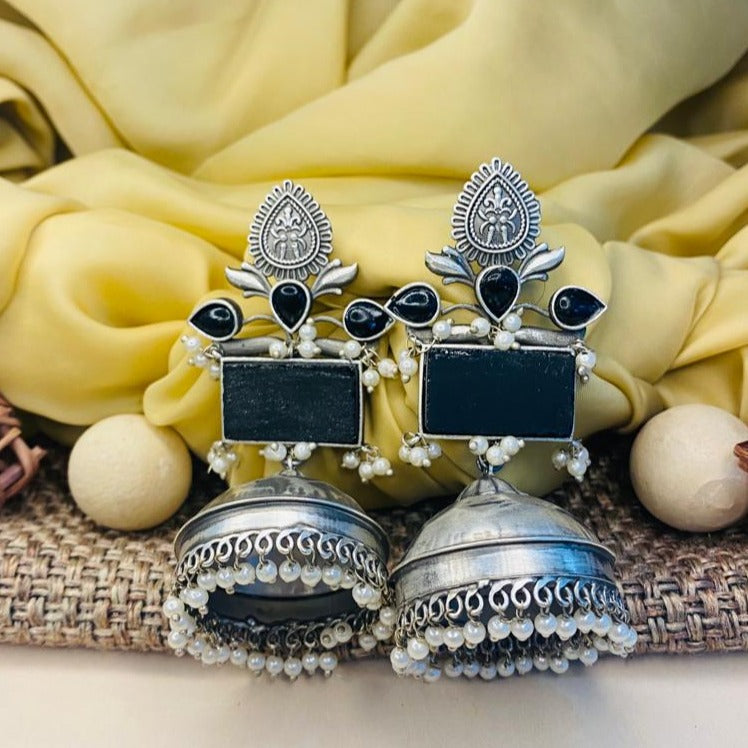 Alia Bhatt Inspired German Silver Plated Earring