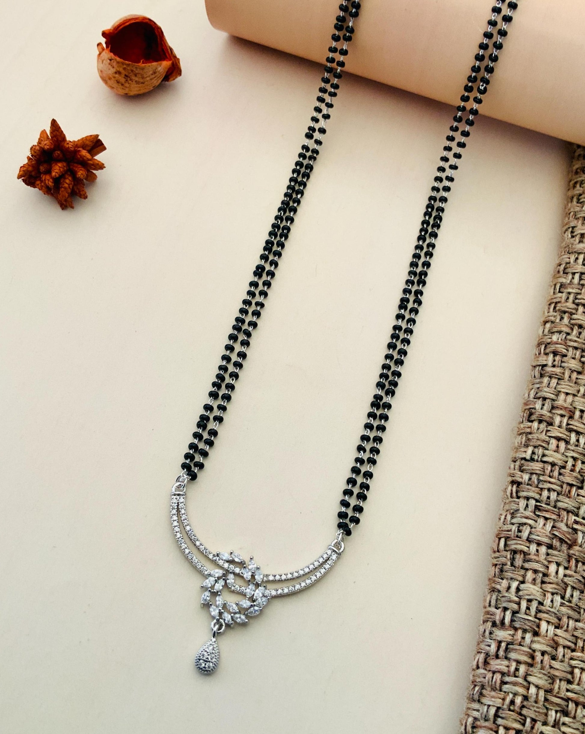 silver mangalsutra